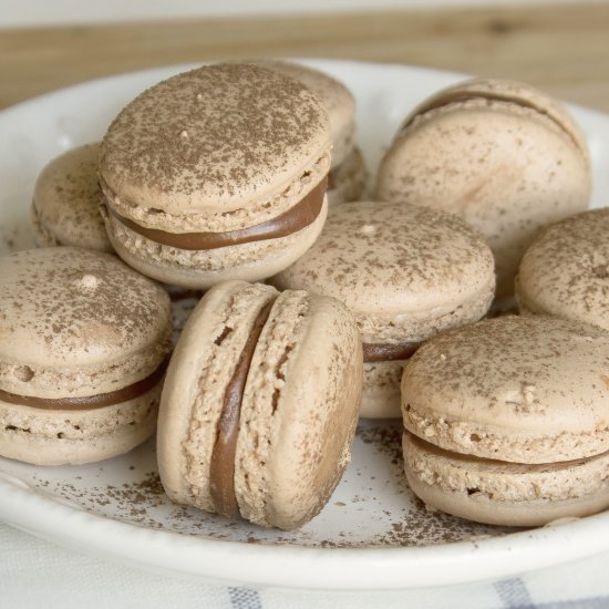 nutella macarons