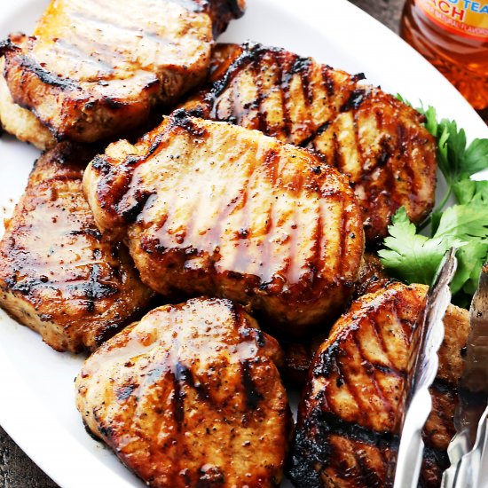 Honey Soy Grilled Pork Chops