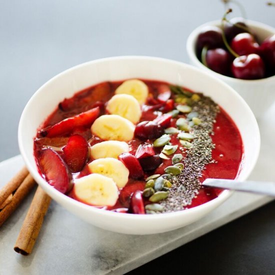 Stone Fruit Smoothie Bowl