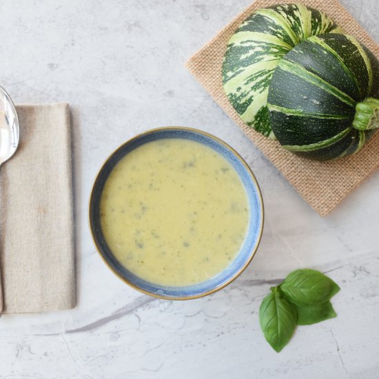 Courgette and Basil Soup