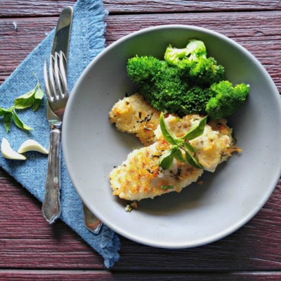 Oven Baked Chicken Parmesan