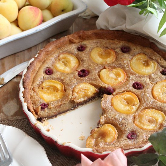 Apricot Almond Clafoutis