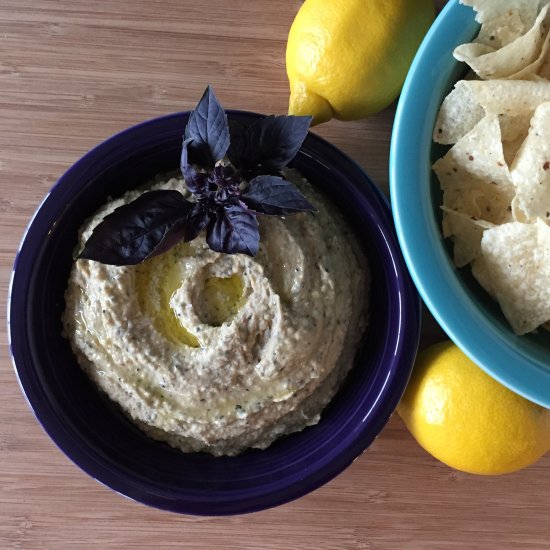 Purple Basil Hummus