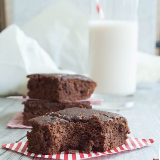 Dark Chocolate Chickpea Brownies