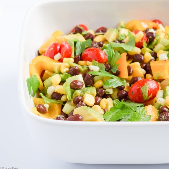 Bean, Avocado, and Tomato Salad