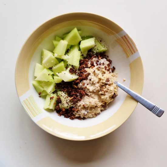 Easy Vegan Overnight Porridge