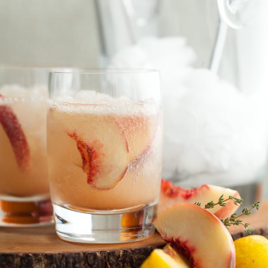 Stone Fruit Thyme Shrub