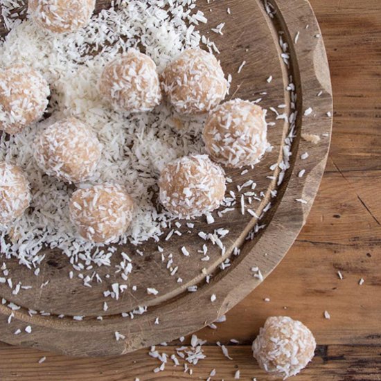 Coconut Tahini Bliss Balls