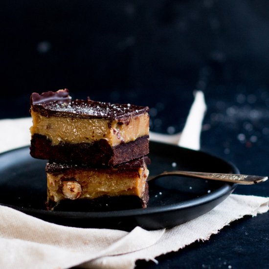 Espresso Caramel Slice