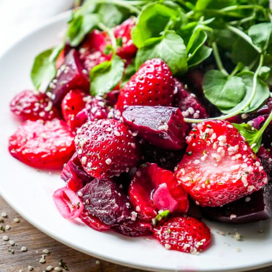 Strawberry & Roasted Beet Salad