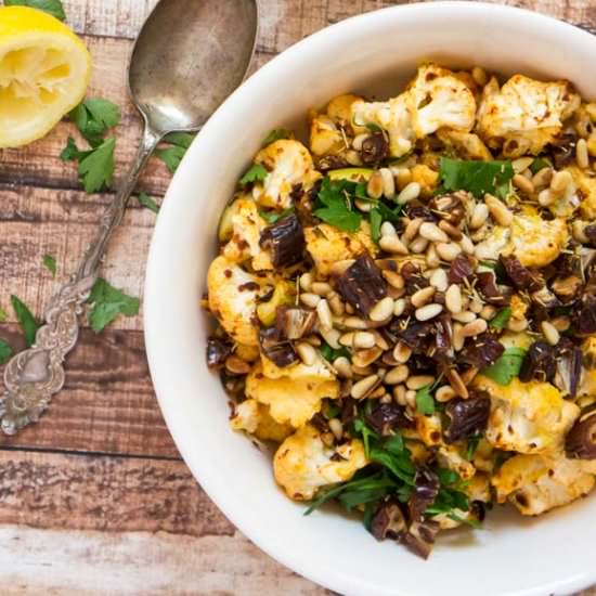 Harissa Roasted Cauliflower