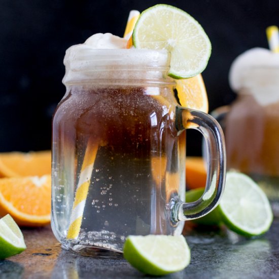 Spiced Rum Float