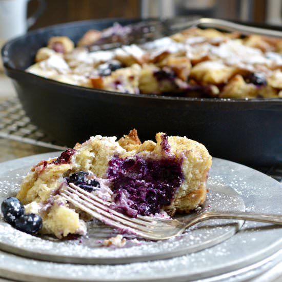 Cast Iron Bread Pudding