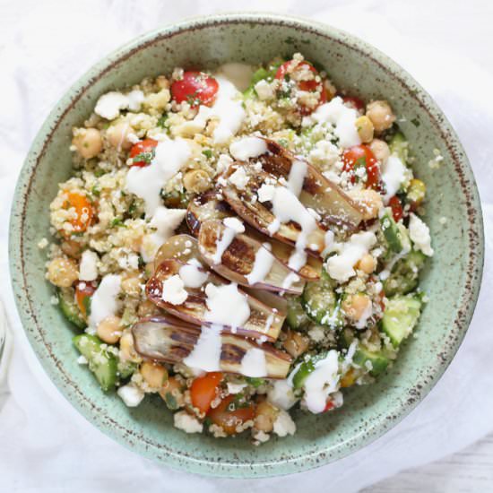 Fairy Tale Eggplant + Quinoa Salad