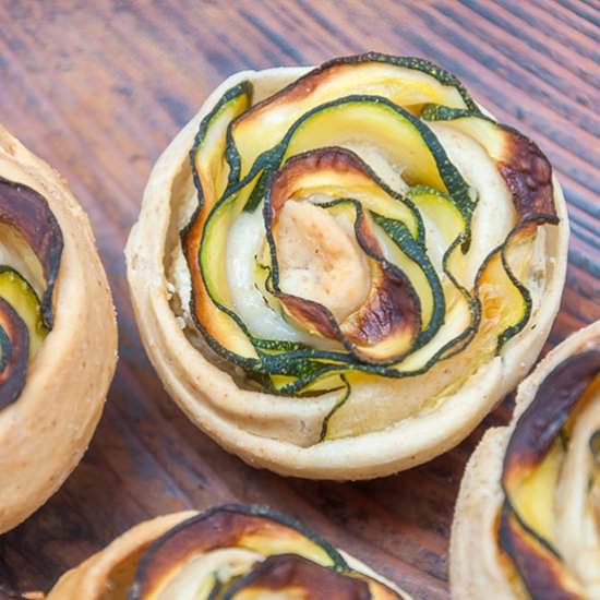 Yeast Roses with Zucchini and Tofu