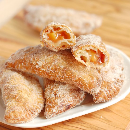 Fried Tequila-Peach Hand Pies