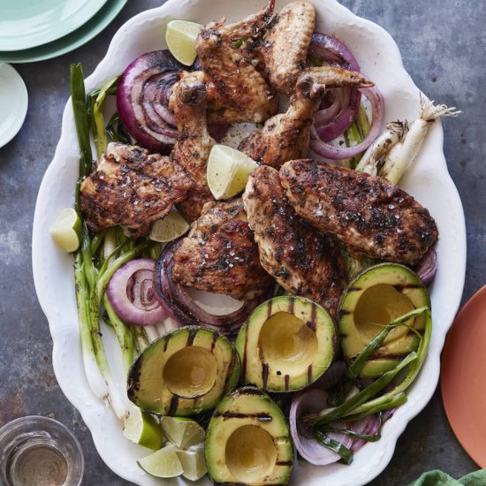 Spice Grilled Chicken with Avocado