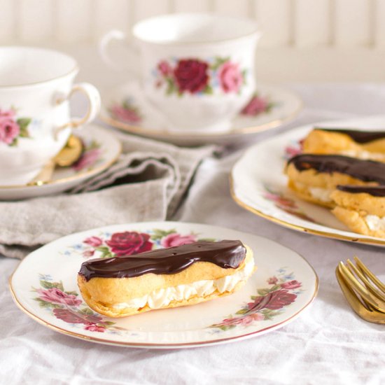 Classic Chocolate Eclairs