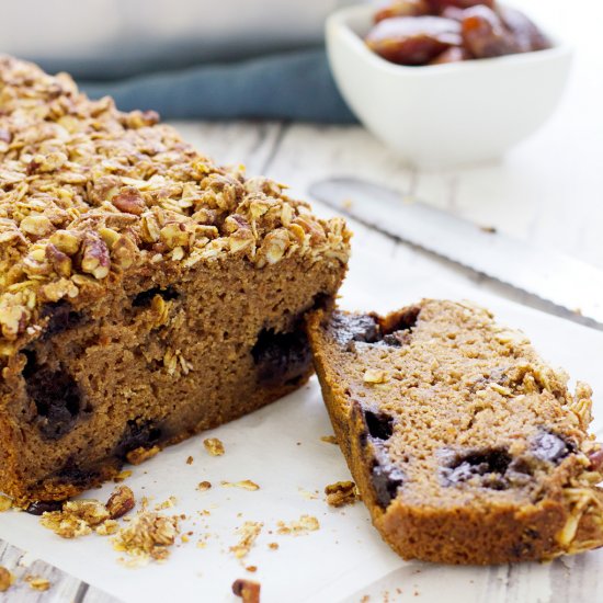 Vegan Blueberry Muffin Loaf