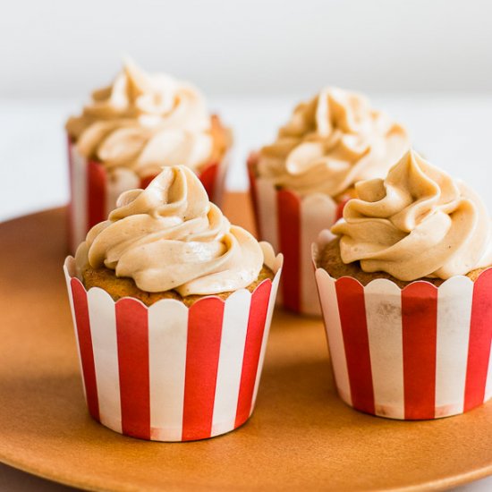 Apple Toffee Cupcakes