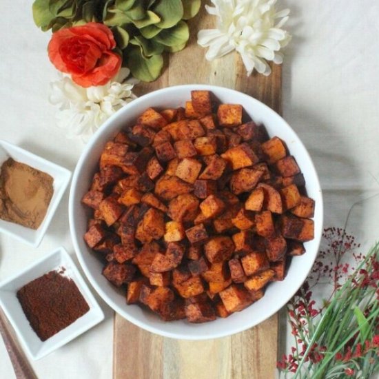 Sweet & Spicy Sweet Potatoes