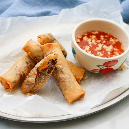 Thai Veggies Crispy Spring Rolls