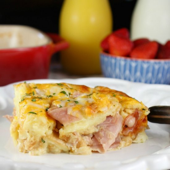 Ham & Cheese Breakfast Casserole