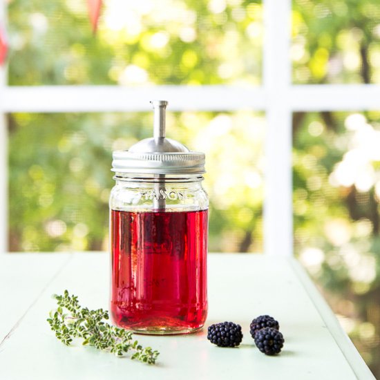 Blackberry Thyme Infused Vodka