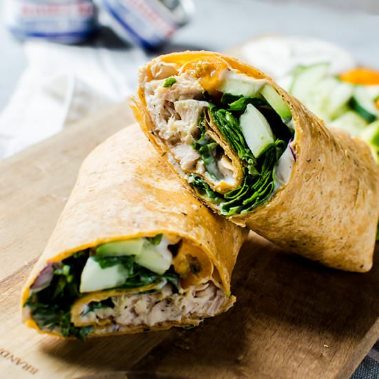 Greek Tuna Wraps