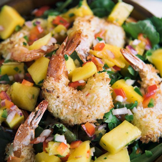 Coconut Shrimp And Mango Salsa