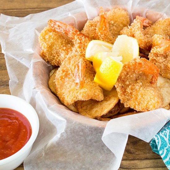 Fried Butterfly Shrimp