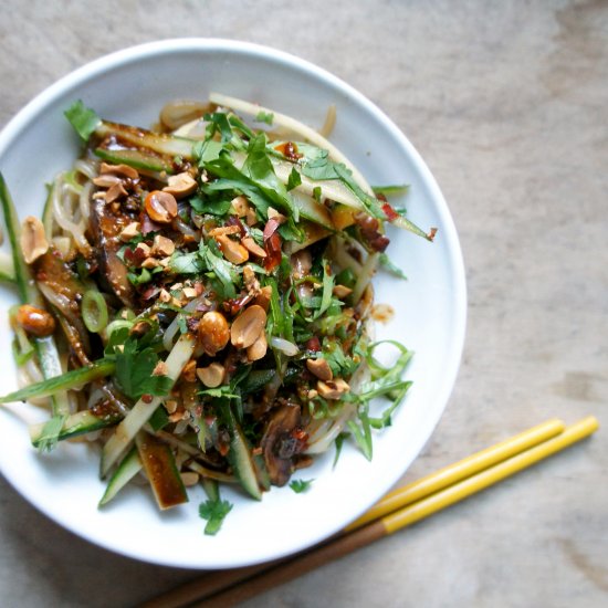 Sichuan noodle salad