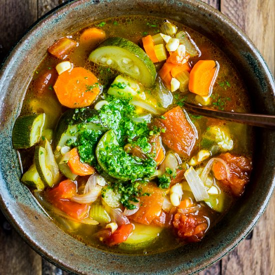 Late Summer Vegetable Soup