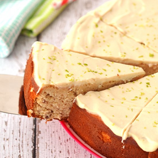 Lime & Almond Cannellini Cake