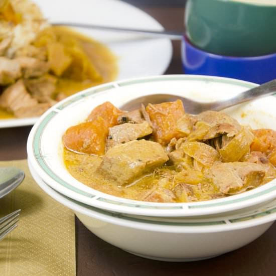 Fusion Pork Stew with Sweet Potato