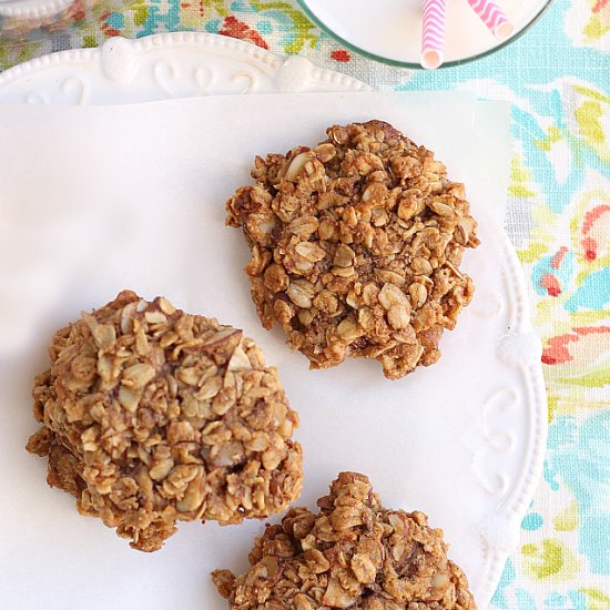 PBfit Peanut Butter Oatmeal Cookies