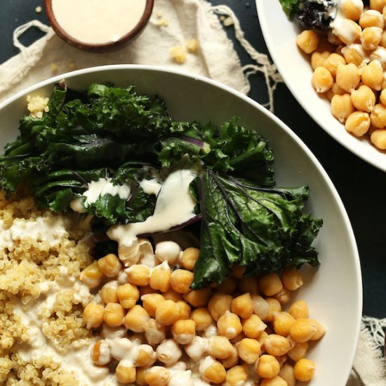 Quinoa Chickpea Buddha Bowl