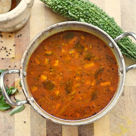 Bitter Gourd Tamarind Stew