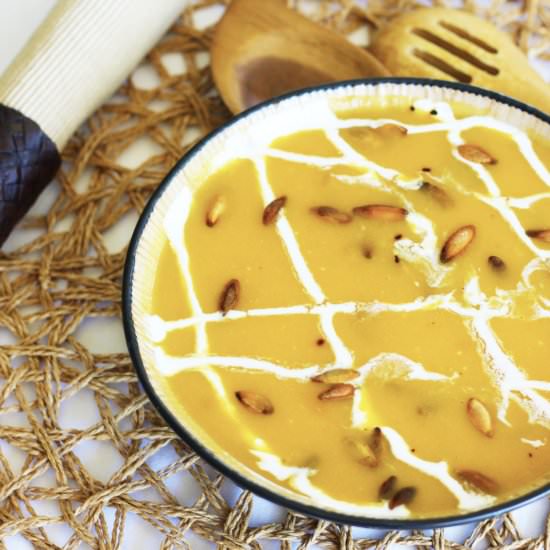 Spicy Pumpkin Coconut Soup