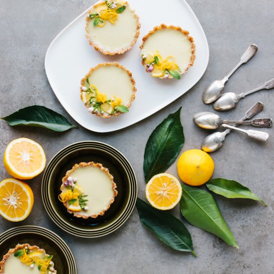 Vegan Lemon Tarts