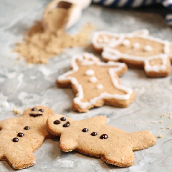 Low Sugar Gingerbread Men