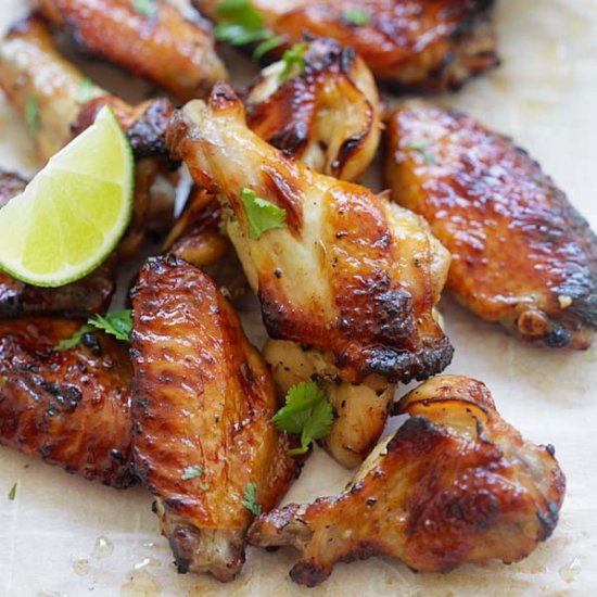 Sweet Thai Chicken Wings