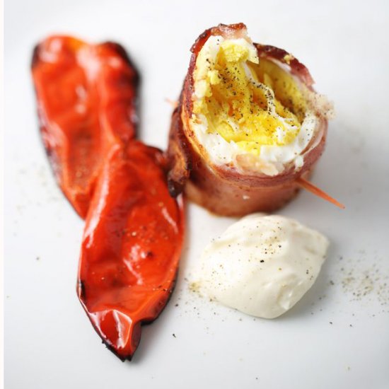 Bacon Wrapped Eggs