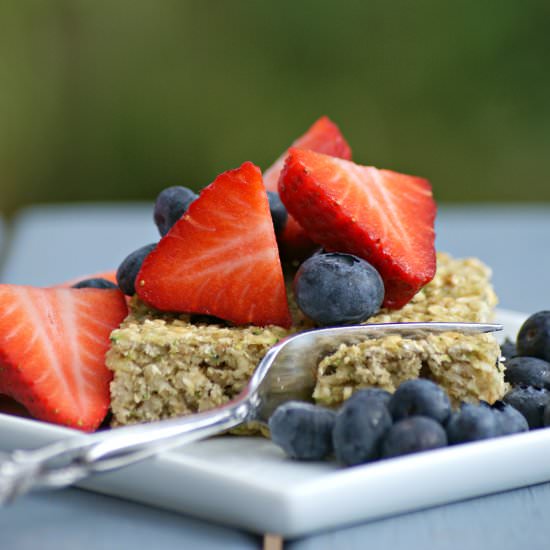 Vegan Zucchini Bread Baked Oatmeal