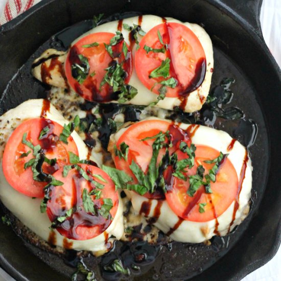 Chicken Caprese Skillet