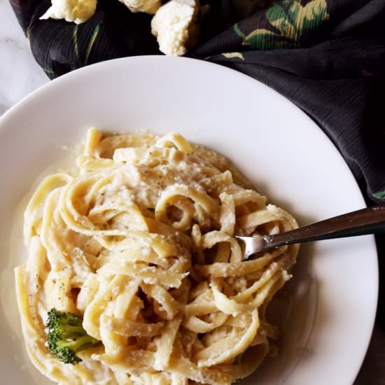 Fettuccine Cauliflower Alfredo