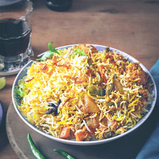 Vegetable Dum Biryani