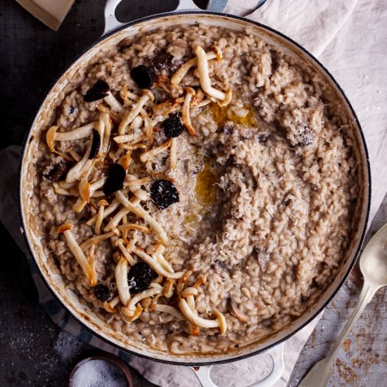 Mushroom risotto