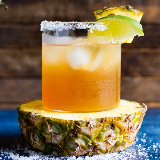 Roasted Pineapple Mezcal Margaritas