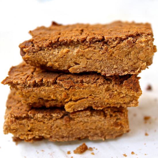 3 Ingredient Peanut Butter Blondies